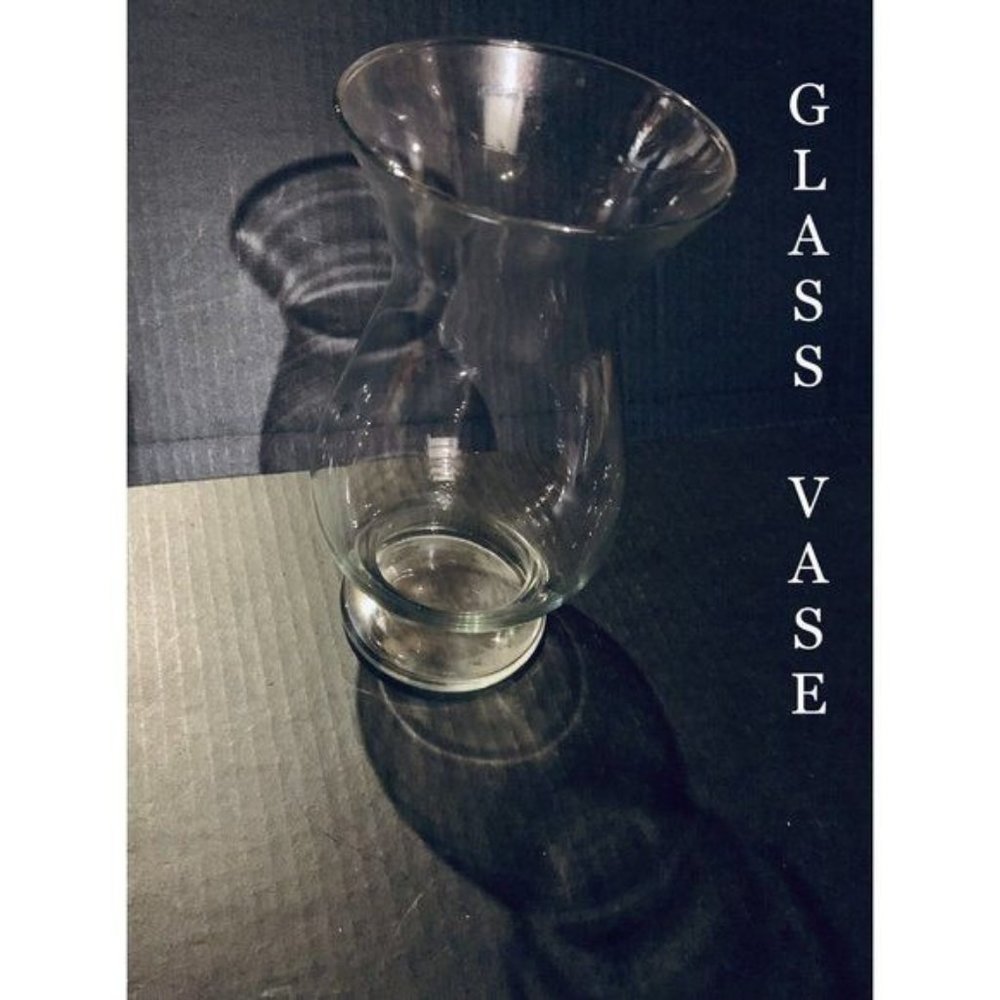 Beautiful Clear Glass Vase